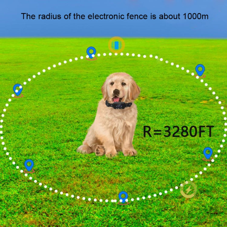 Dog Trainer Electronic Fence Smart GPS Wireless Bark Stop