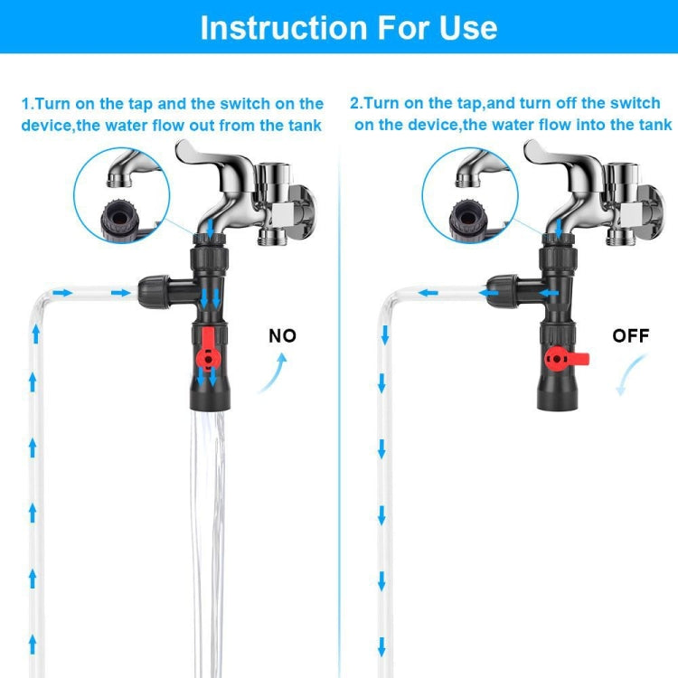 GYHS-03 Fish Tank Water Replacement Water Pumping Machine Faucet Type Water Changer, GYHS-03