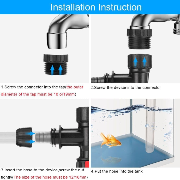 GYHS-03 Fish Tank Water Replacement Water Pumping Machine Faucet Type Water Changer, GYHS-03