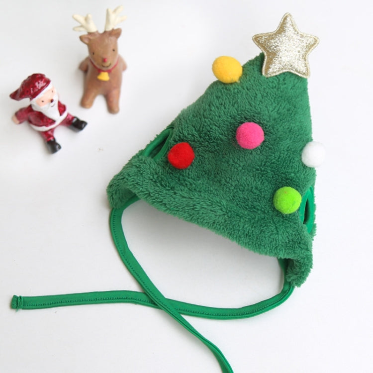 Pet Christmas Hat Saliva Festive Dressing Supplies