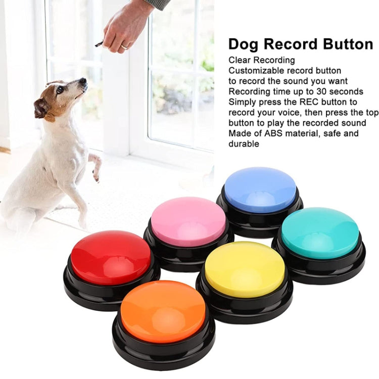 Pet Communication Button Dog Vocal Box Recording Vocalizer, Style: Recording Model