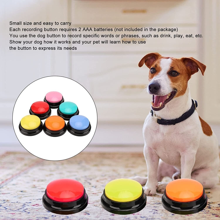 Pet Communication Button Dog Vocal Box Recording Vocalizer, Style: Recording Model