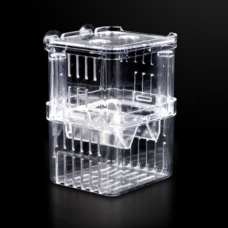 Peacock Fish Double Layer Transparent Breeding Isolation Box Aquarium Breeding Box