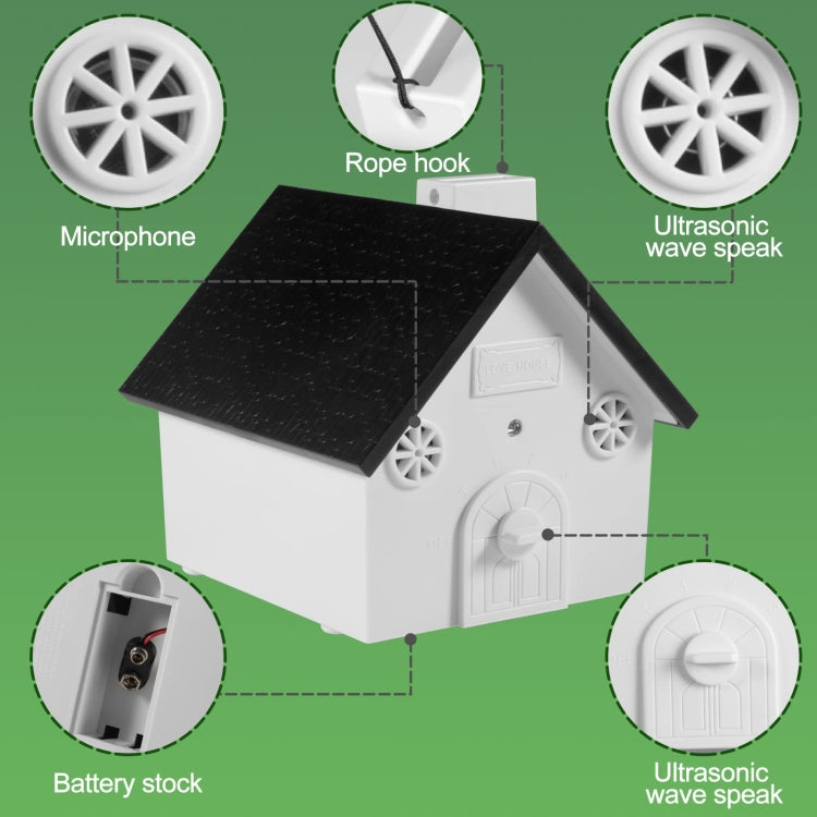 Ultrasonic Dog Barking Control Devices Dog Training Up to 50 Ft Range, CSB12