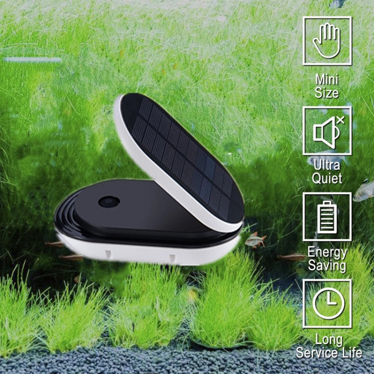 Outdoor Portable Solar Oxygen Pump Aquarium Flip Cover Solar Oxygen Pump