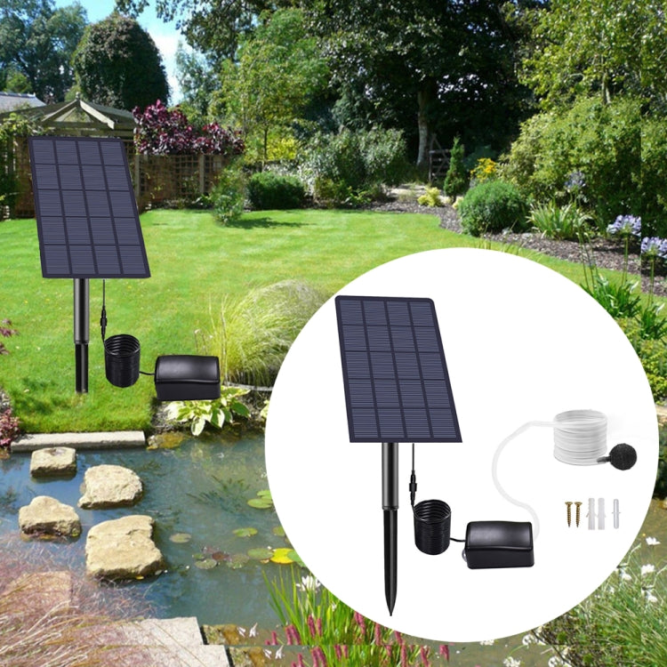 5V/2.5W Solar Direct Drive Aeration Pump Battery Free Solar Drive Oxygen Pump DC Fish Pond Aerator