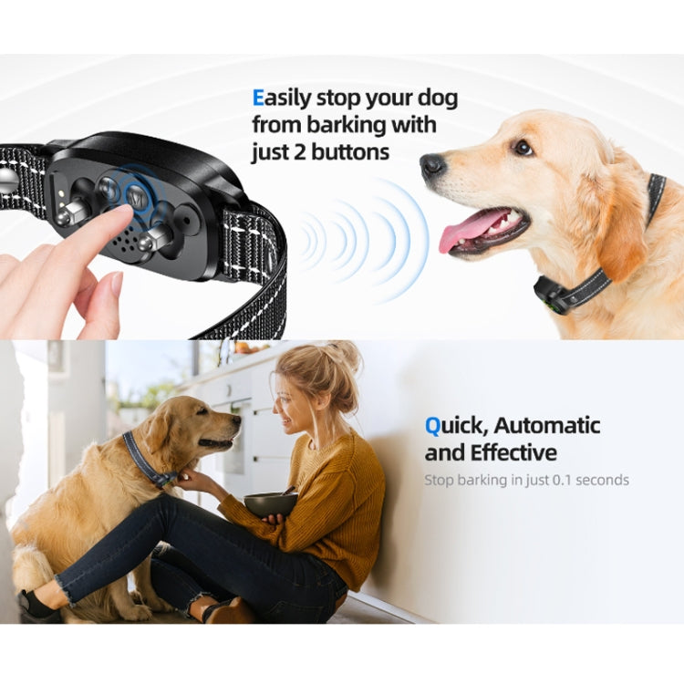 Color Screen Bark Stopper Rechargeable Waterproof Smart Dog Trainer