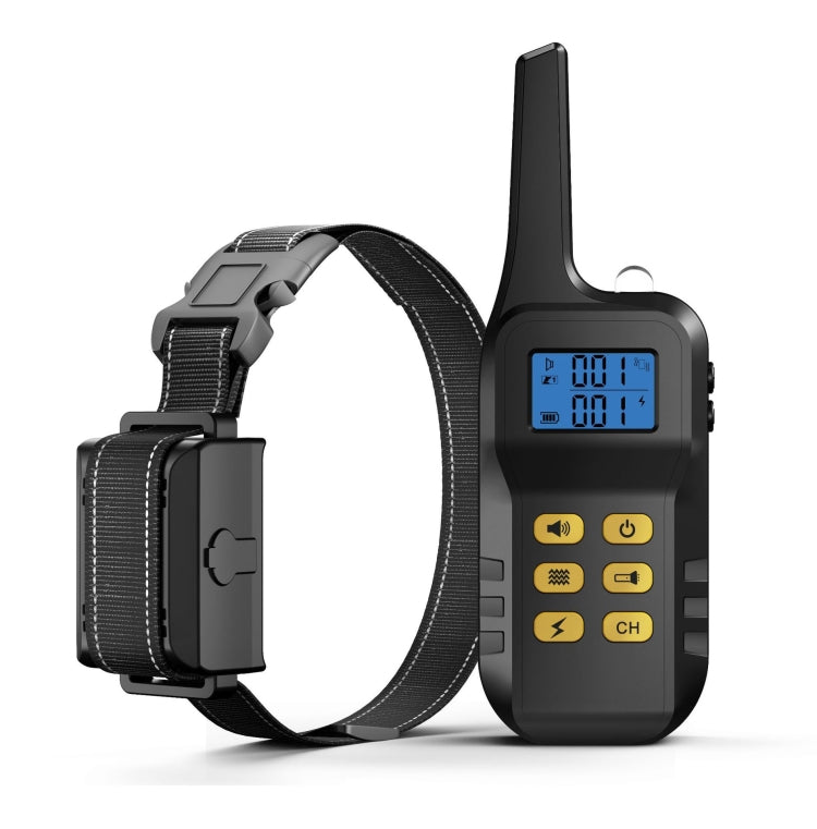 Pet Smart Electric Shock Training Waterproof Collar 1000m Remote Control Dog Training Device