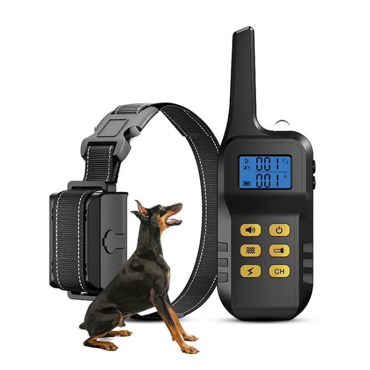 Pet Smart Electric Shock Training Waterproof Collar 1000m Remote Control Dog Training Device