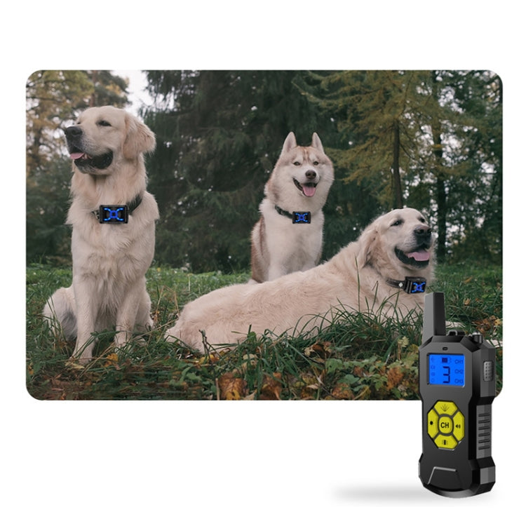 800m Remote Control Spray Bark Stopper Waterproof Shock Dog Training Collar