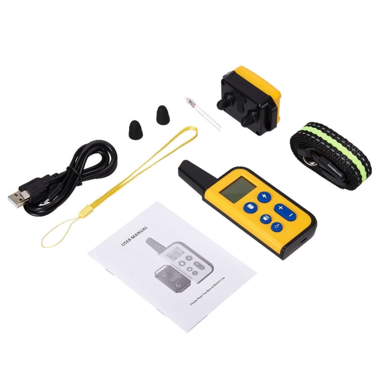 800m Remote Control Dog Trainer Stop Barker Electrical Shock Vibration Pet Collar