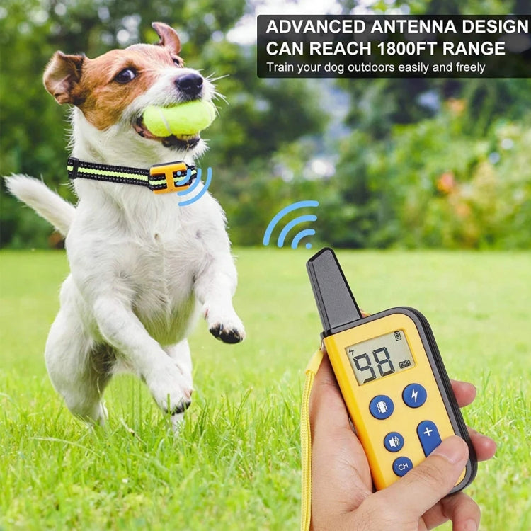 800m Remote Control Dog Trainer Stop Barker Electrical Shock Vibration Pet Collar