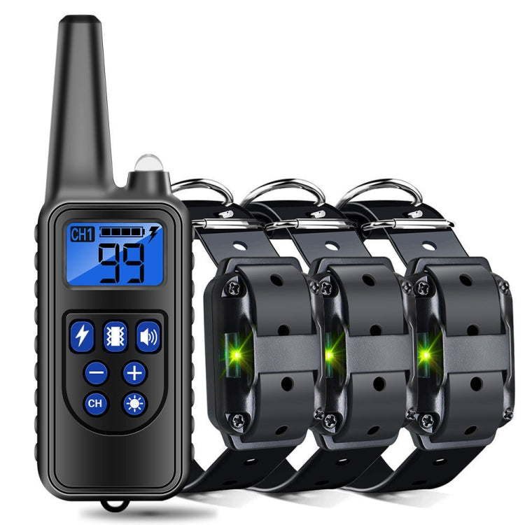 800m Remote Control Stop Barker Dog Trainer Smart Anti-Disturbance Vibration Collar