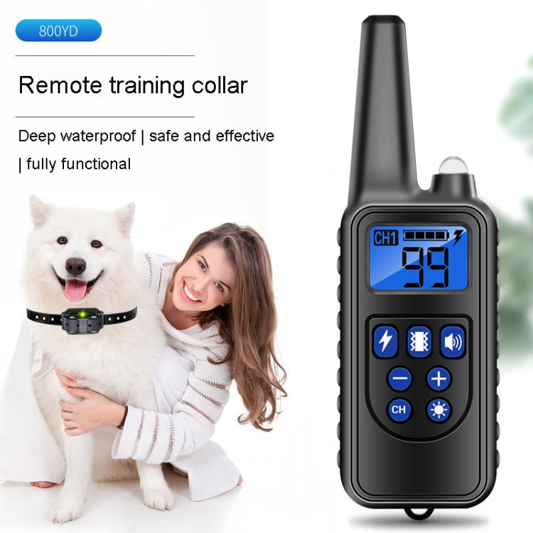 800m Remote Control Stop Barker Dog Trainer Smart Anti-Disturbance Vibration Collar