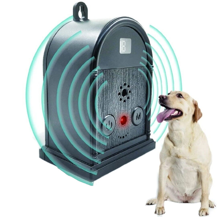 Outdoor Digital Display Adjustable Ultrasonic Bark Stopper Portable Pet Trainer, CSB-21