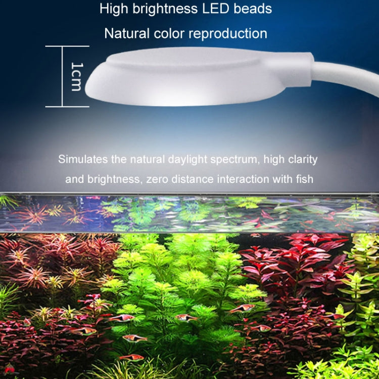 5W Fish Tank LED Clip Light USB Plug Lighting Aquarium Translucent Aquatic Plants Lamp