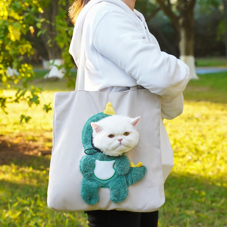 Pet Out Bag Crossbody Tote Cat Bag Small Dog Expandable Shoulder Bag