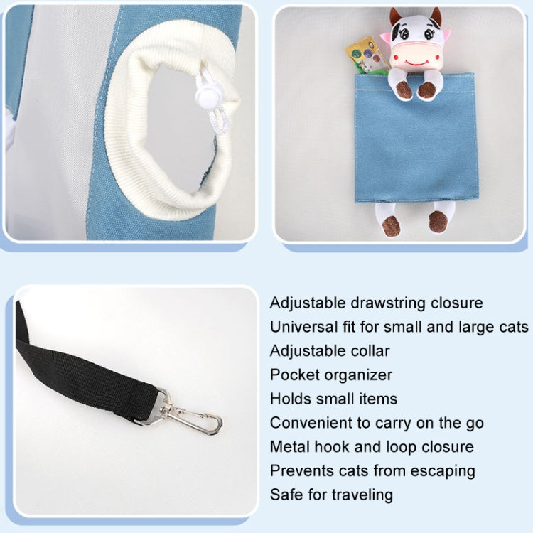 Handheld Large Capacity Breathable Exposed Canvas Cat Bag Outdoor Portable Pet Bag