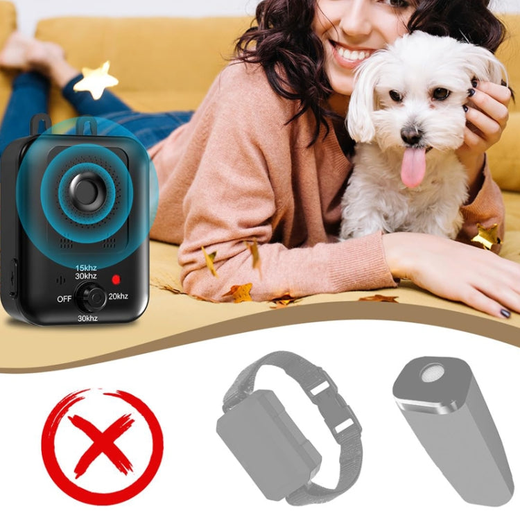 Non-Shock Dog Barking Deterrent Device Ultrasonic Bark Stopper Dog Repeller