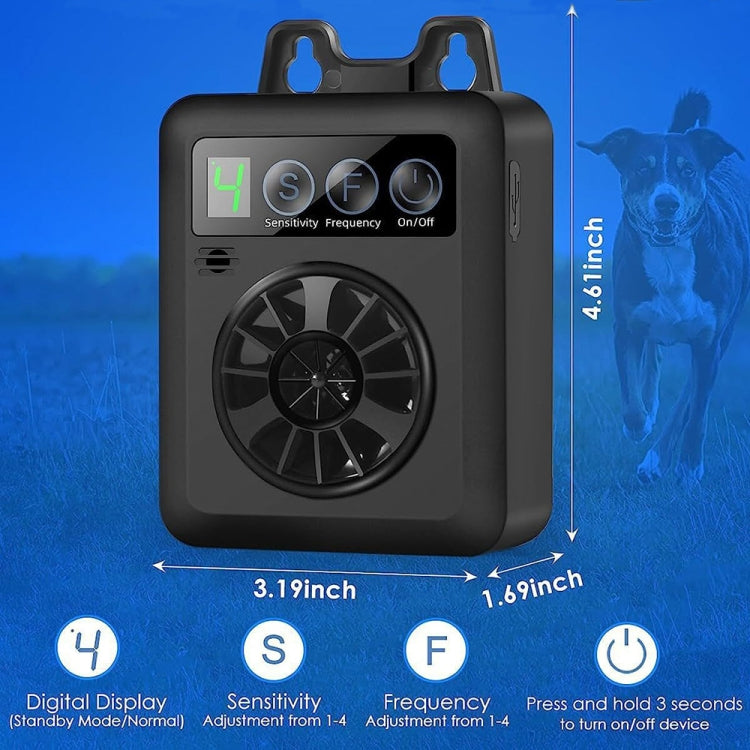 K6 Digital Display Intelligent Ultrasonic Barking Control Device Dog Training Device Repellent Device