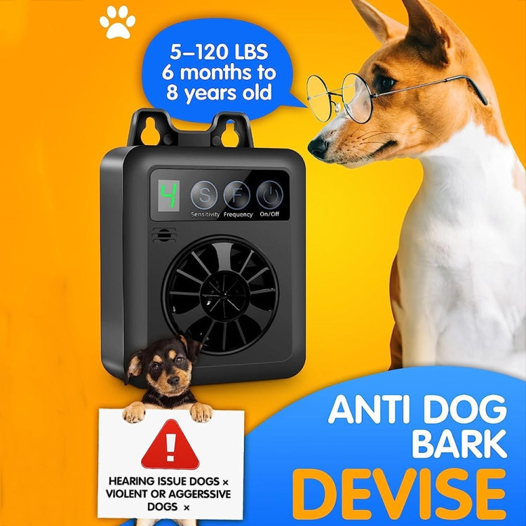 K6 Digital Display Intelligent Ultrasonic Barking Control Device Dog Training Device Repellent Device