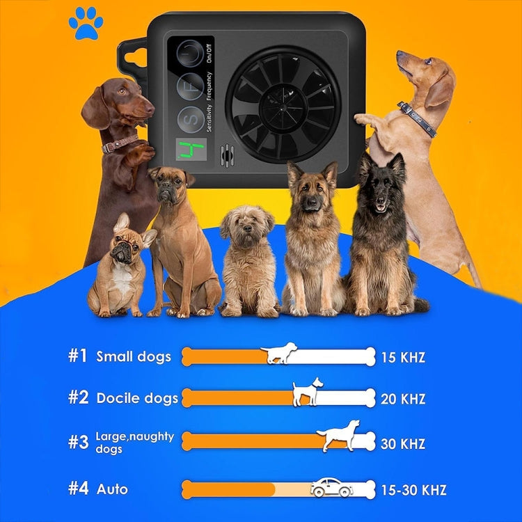 K6 Digital Display Intelligent Ultrasonic Barking Control Device Dog Training Device Repellent Device