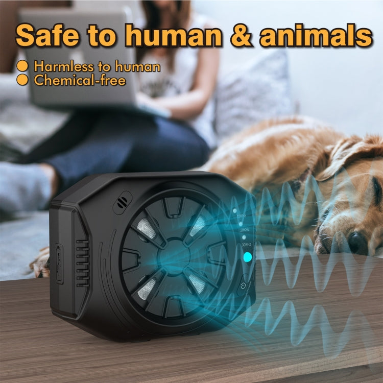 Ultrasonic Anti Dog Bark Device 3 Adjustable Levels Waterproof Bark Silencer