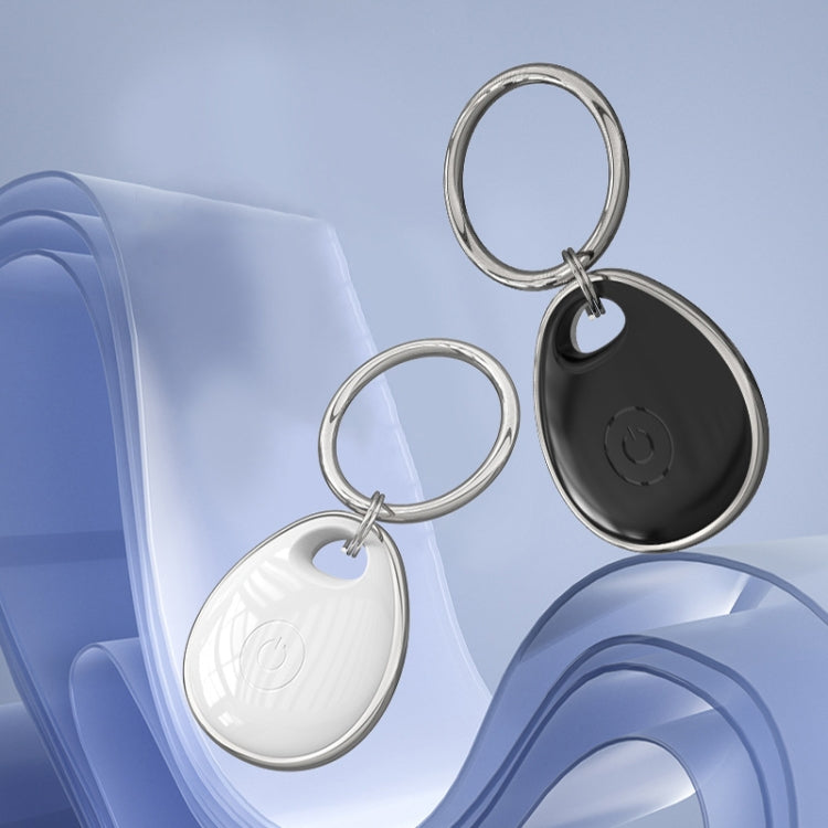 For Apple Series Water Drop-shaped Smart Global Positioning Anti-lost Device Keychain Tracker