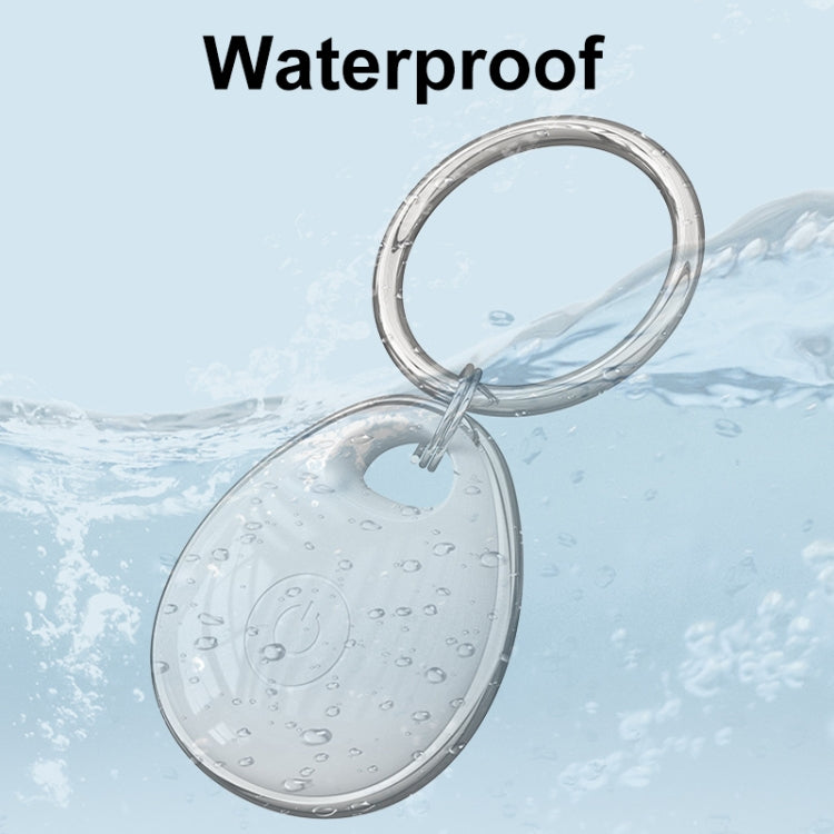 For Apple Series Water Drop-shaped Smart Global Positioning Anti-lost Device Keychain Tracker