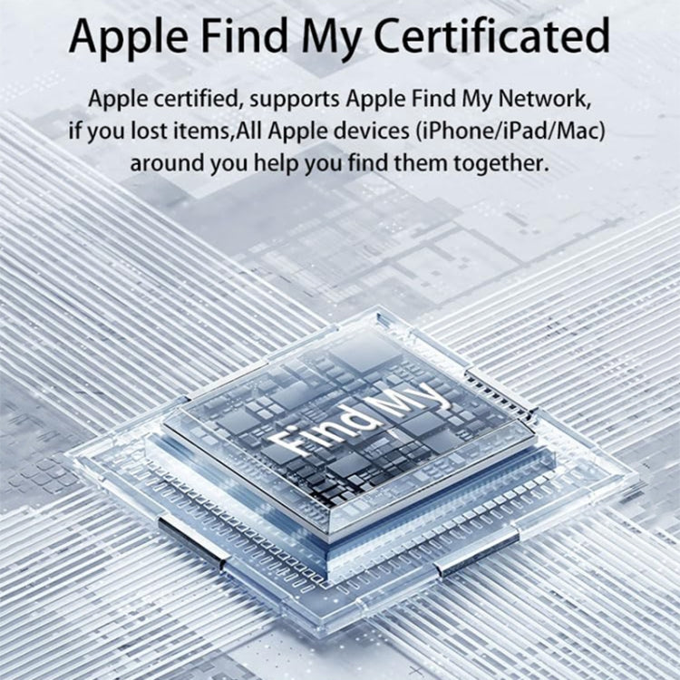 For Apple Series S10 Round Smart Global Anti-Lost Device IP67 Waterproof Locator