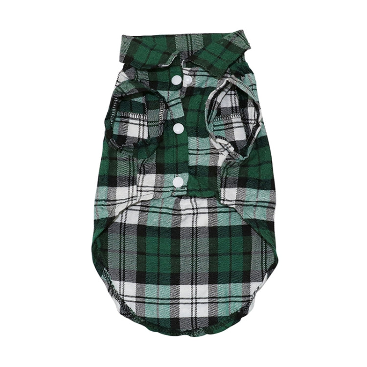 Summer Pet Dog Clothes for Small Dogs Fashion Cotton Cat Dog Plaid Shirt