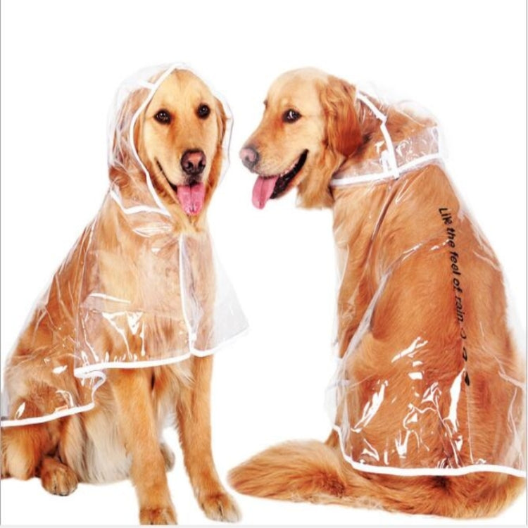 Waterproof Transparent Raincoat Clothing for Pet Dog